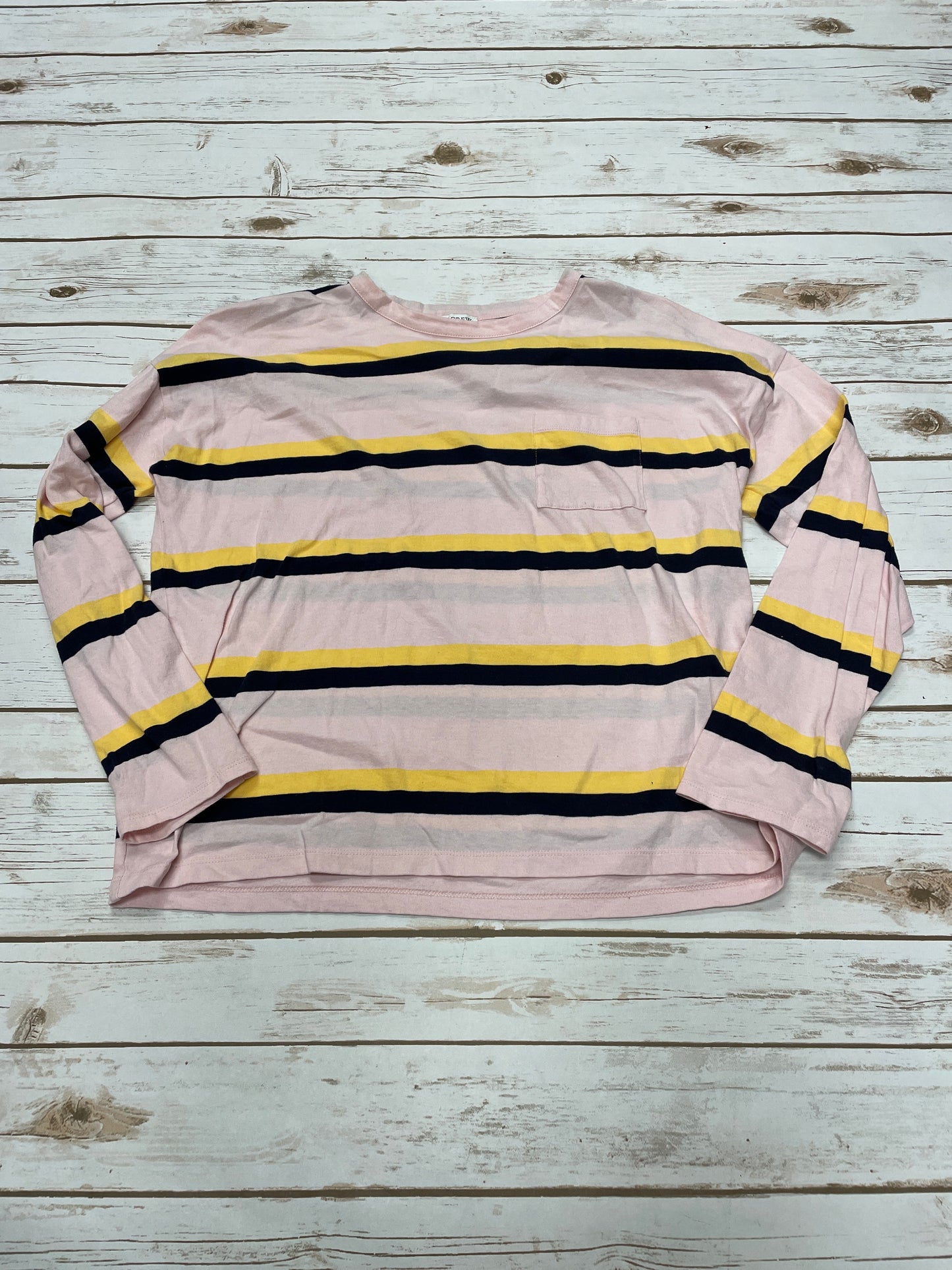 Top Long Sleeve By J. Crew In Multi-colored, Size: M