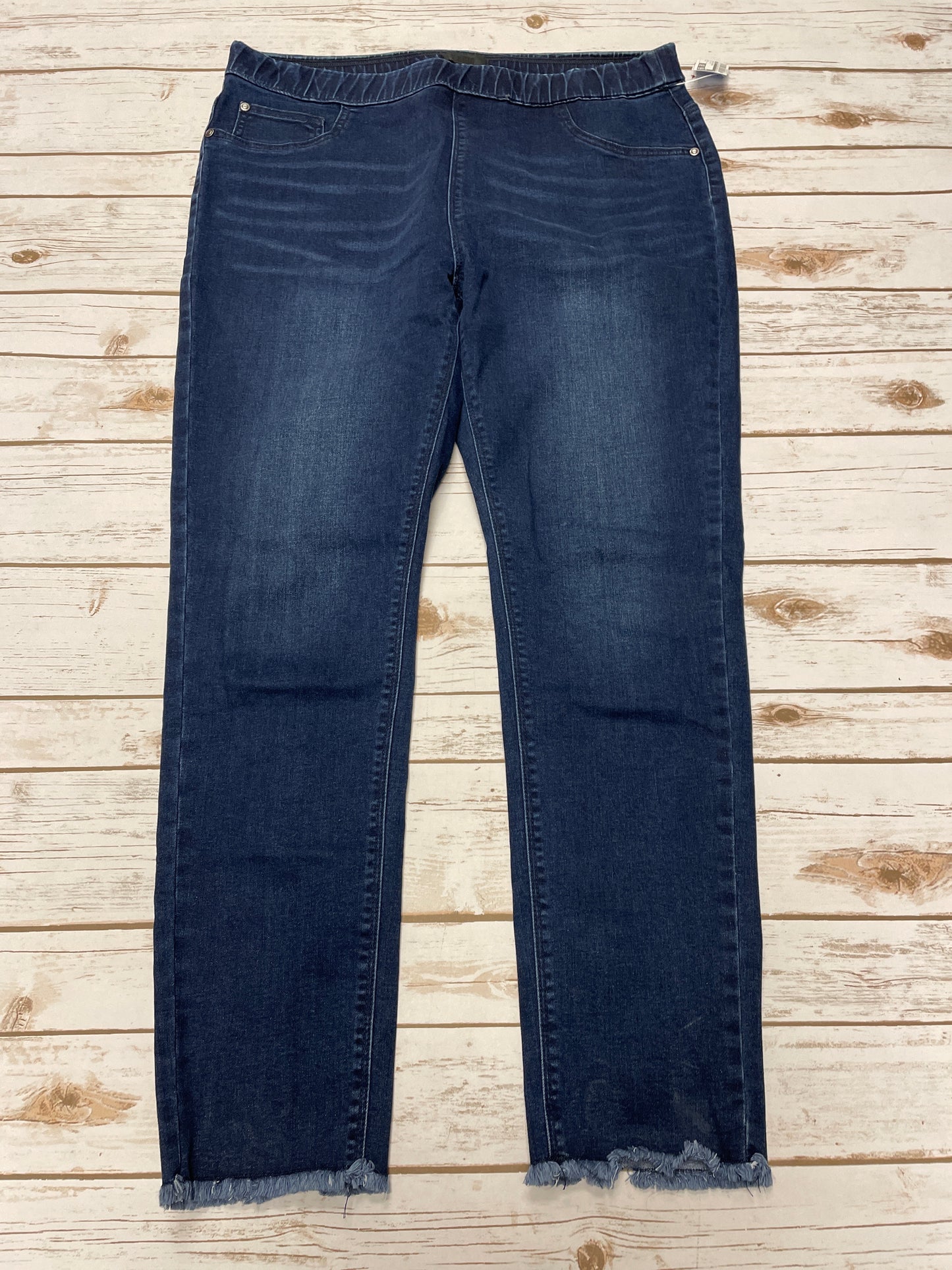 Jeans Jeggings By Cme In Blue Denim, Size: L