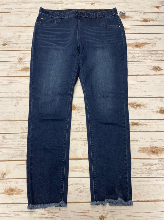 Jeans Jeggings By Cme In Blue Denim, Size: L