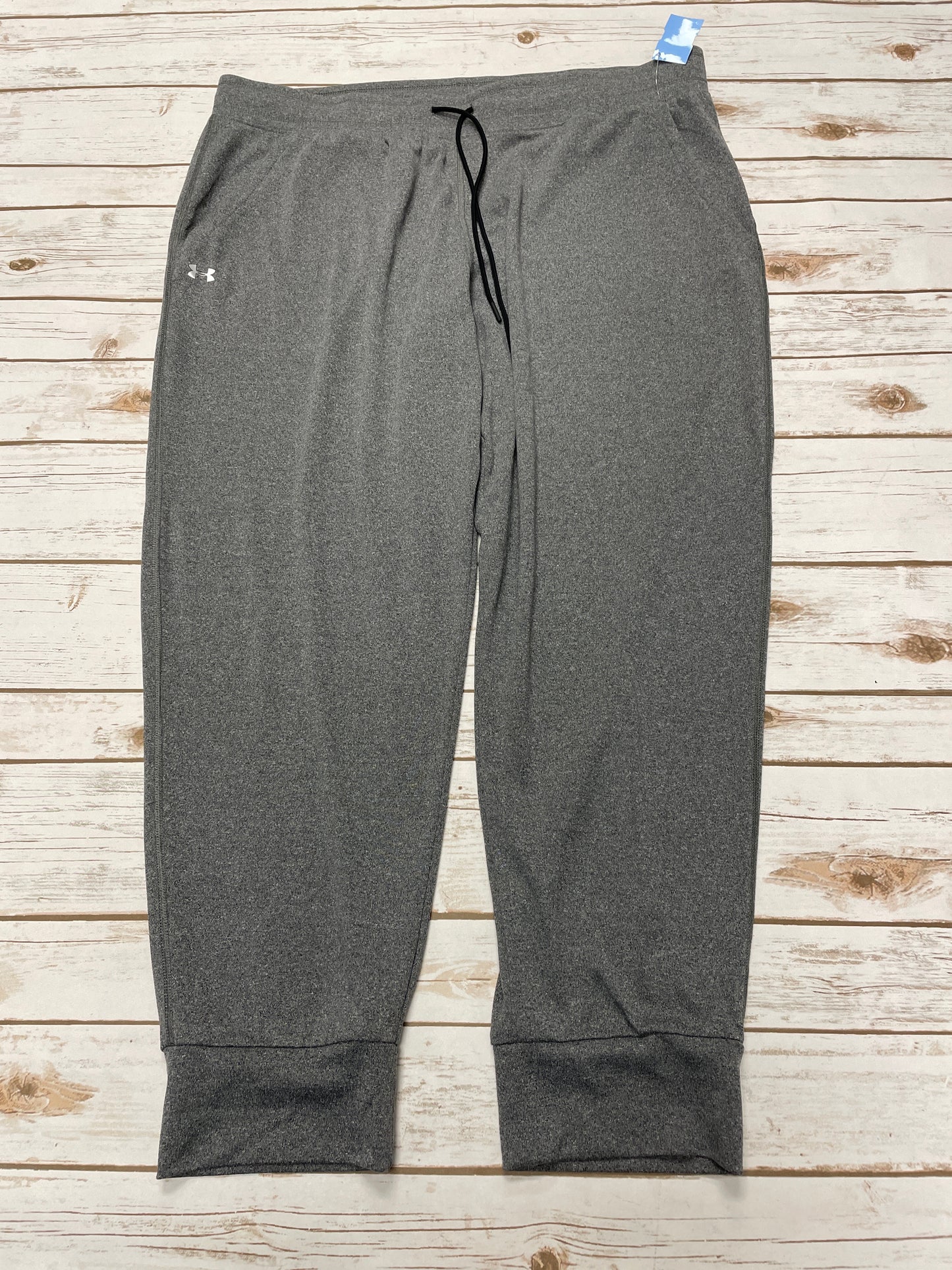 Athletic Pants By Under Armour In Grey, Size: Xxl