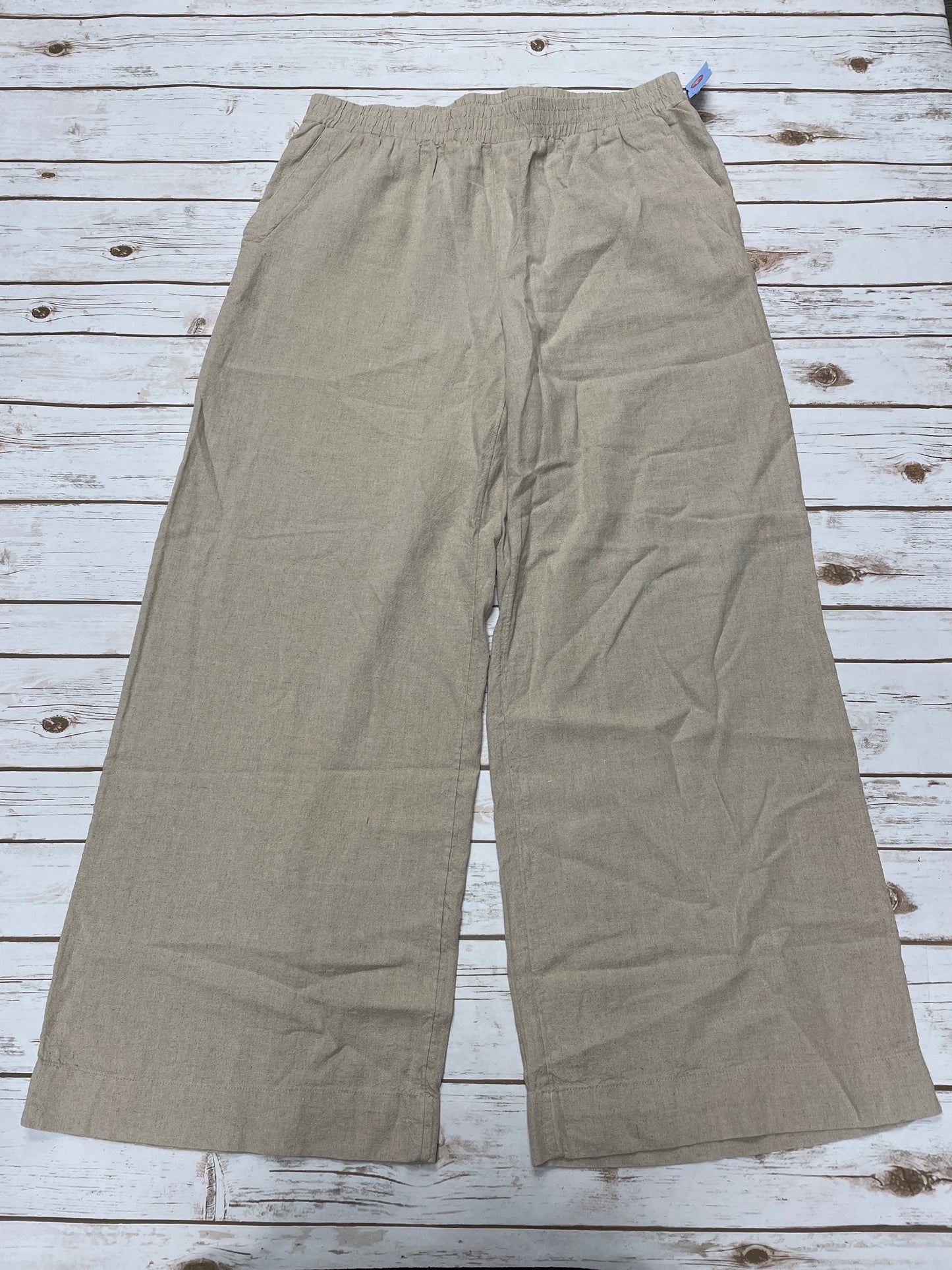 Pants Wide Leg By A New Day In Beige, Size: Xl