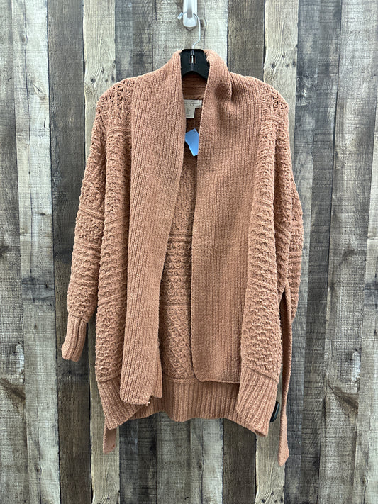 Sweater Cardigan By Jessica Simpson In Peach, Size: S