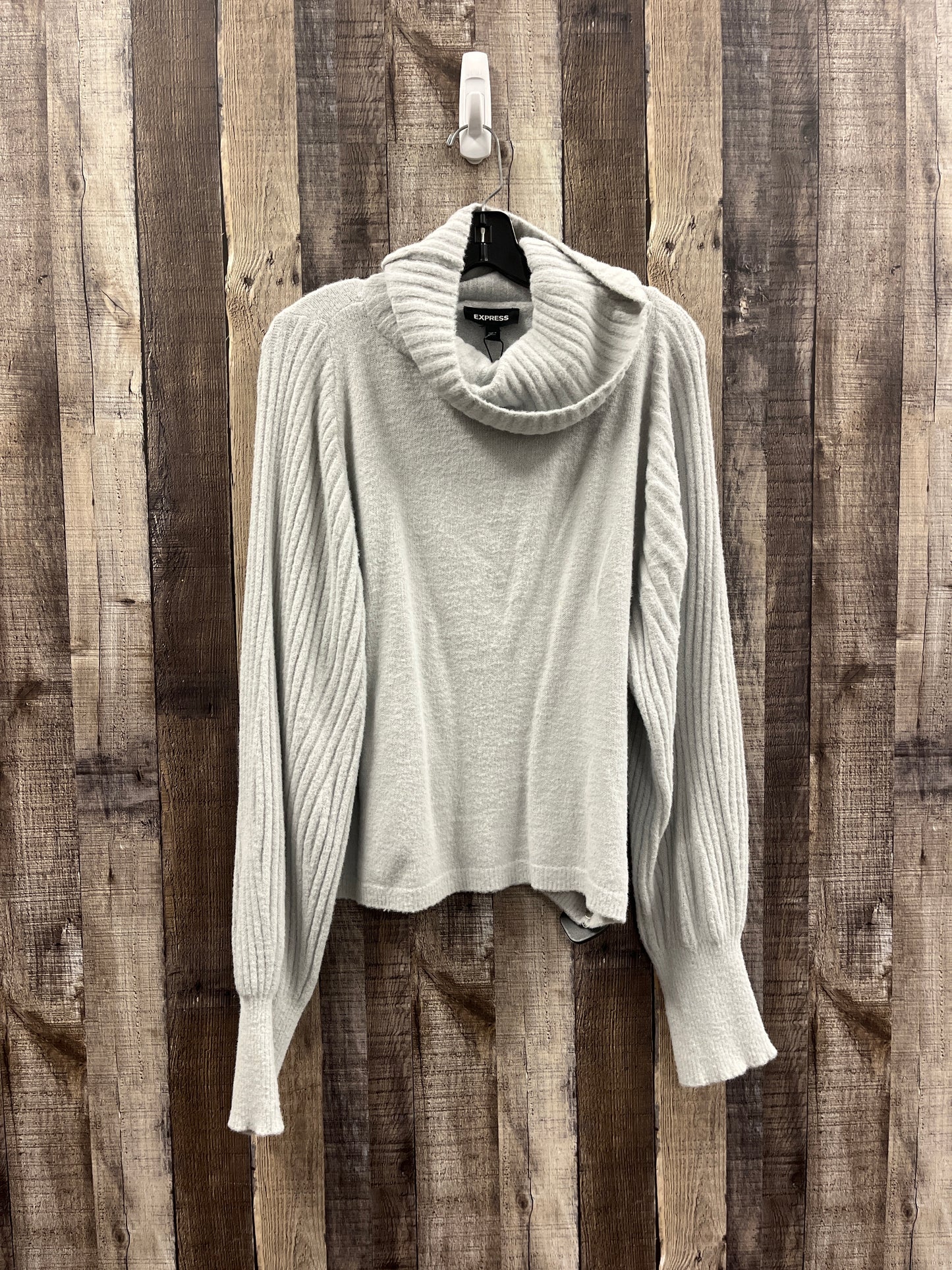 Sweater By Express In Grey, Size: L