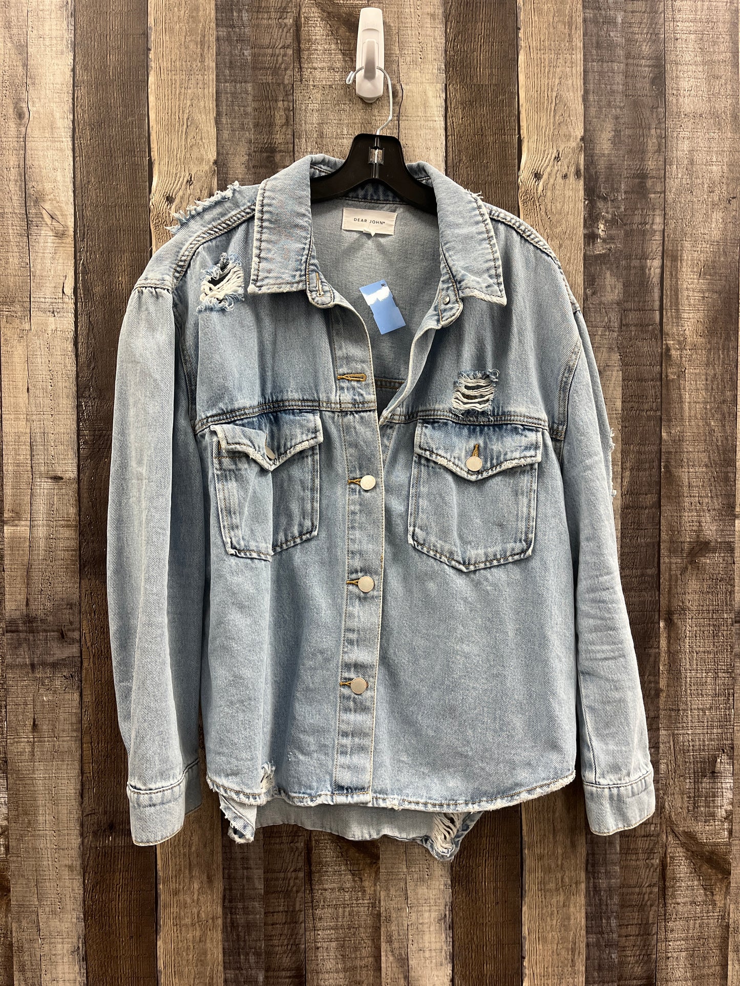 Jacket Denim By Dear John In Blue Denim, Size: L