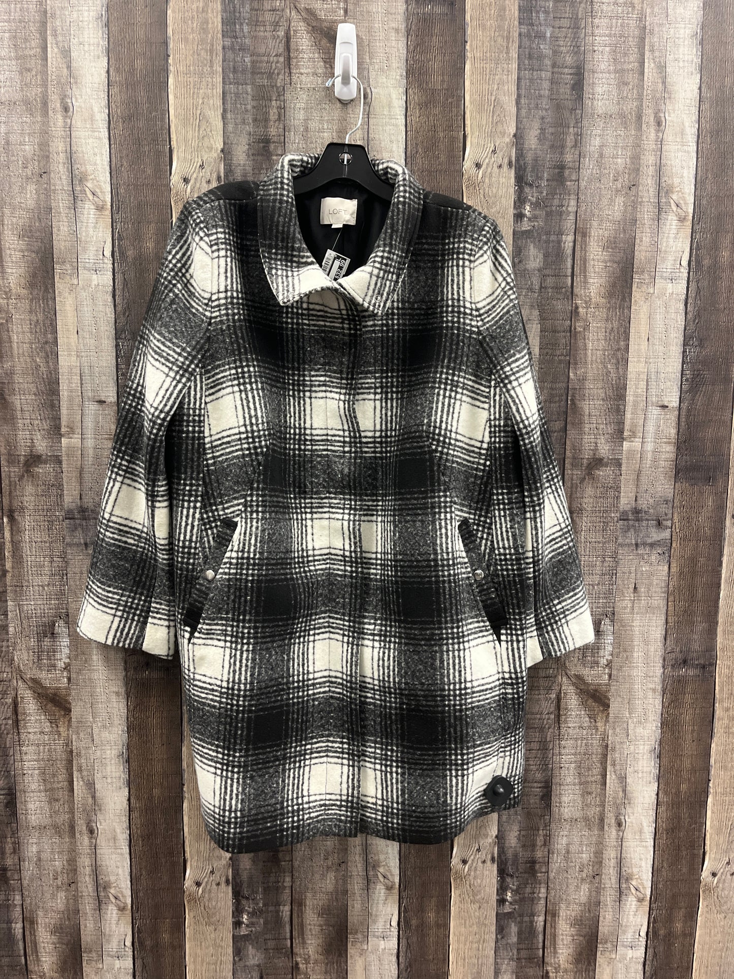 Coat Other By Loft In Plaid Pattern, Size: Xxl