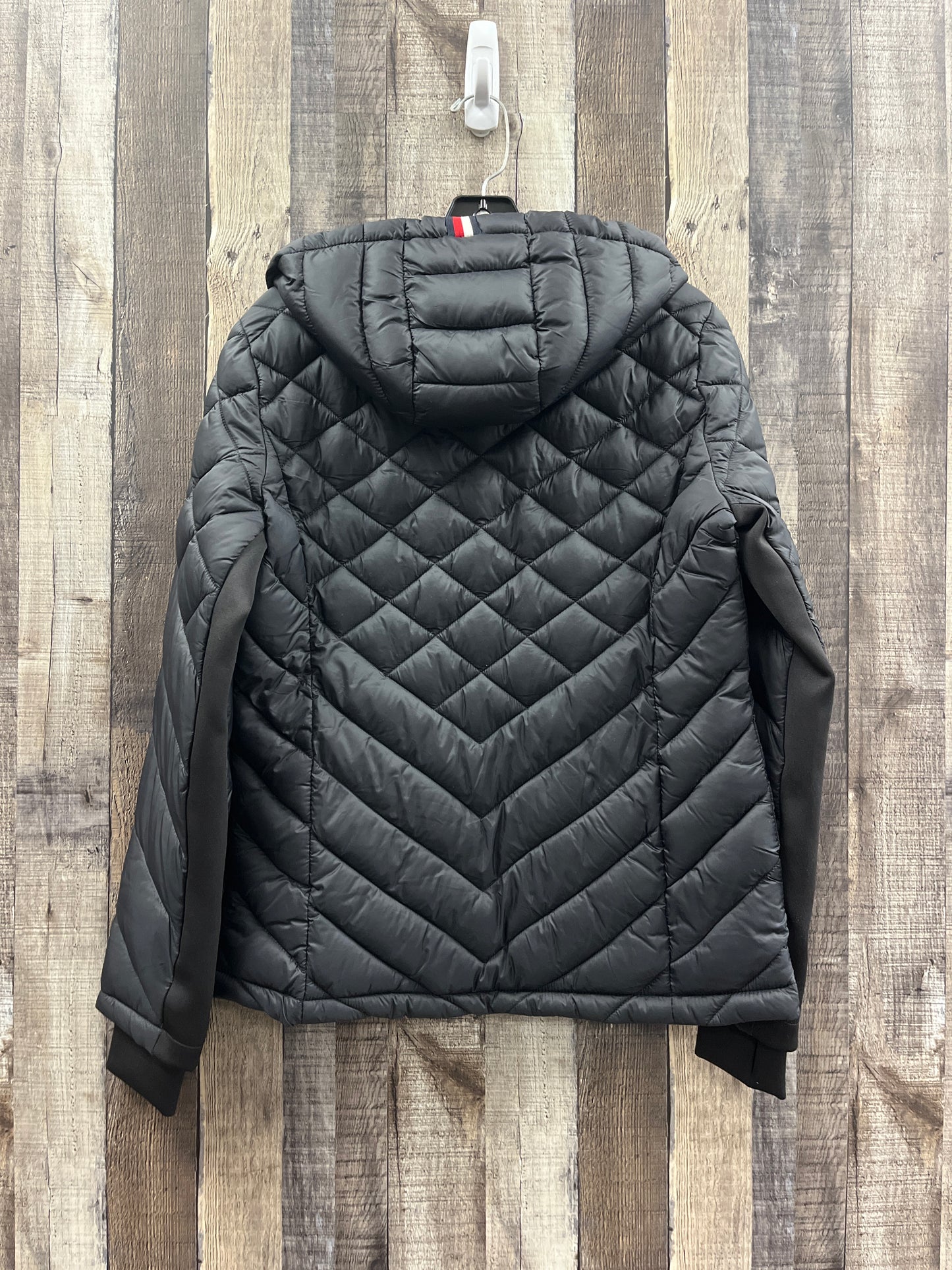 Jacket Puffer & Quilted By Tommy Hilfiger In Black, Size: S