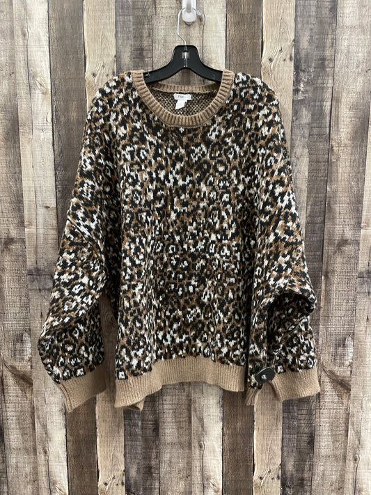 Sweater By Rue 21 In Animal Print, Size: 4