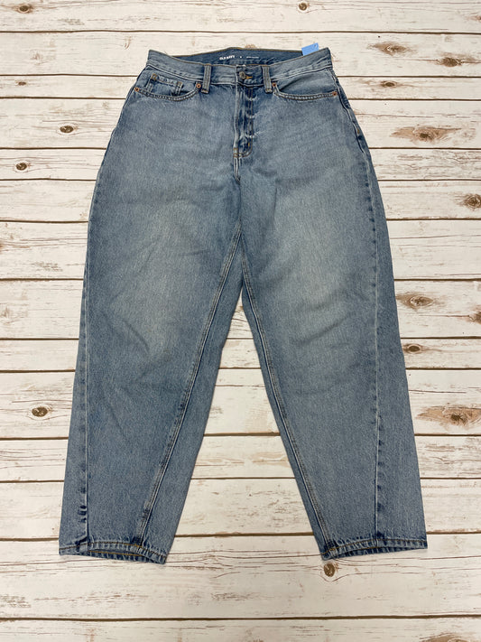 Jeans Straight By Old Navy In Blue Denim, Size: 8