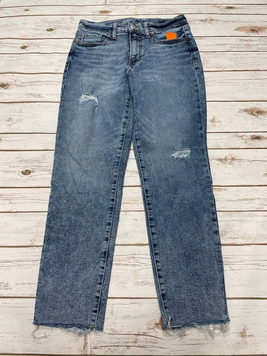 Jeans Straight By Old Navy In Blue Denim, Size: 8