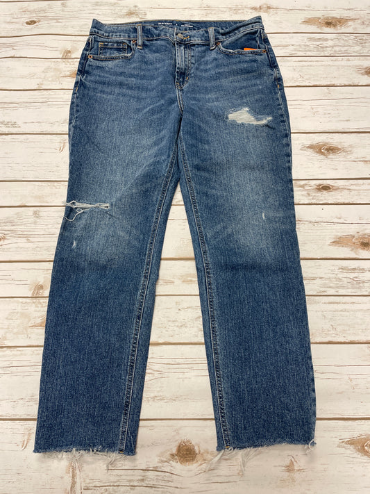 Jeans Boyfriend By Old Navy In Blue Denim, Size: 6