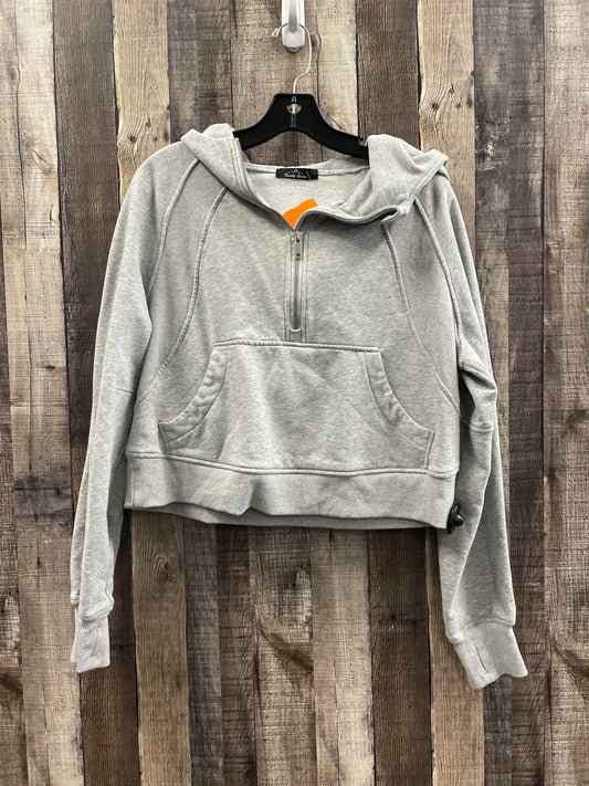 Sweatshirt Hoodie By Cme In Grey, Size: M