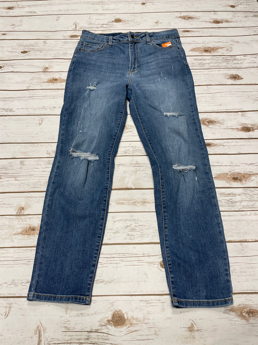 Jeans Straight By Harper In Blue Denim, Size: 6