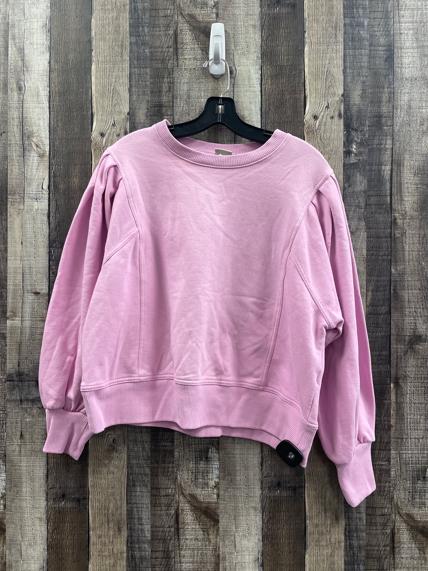 Sweatshirt Collar By A New Day In Pink, Size: L