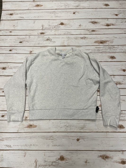 Athletic Sweatshirt Crewneck By Athleta In Grey, Size: L