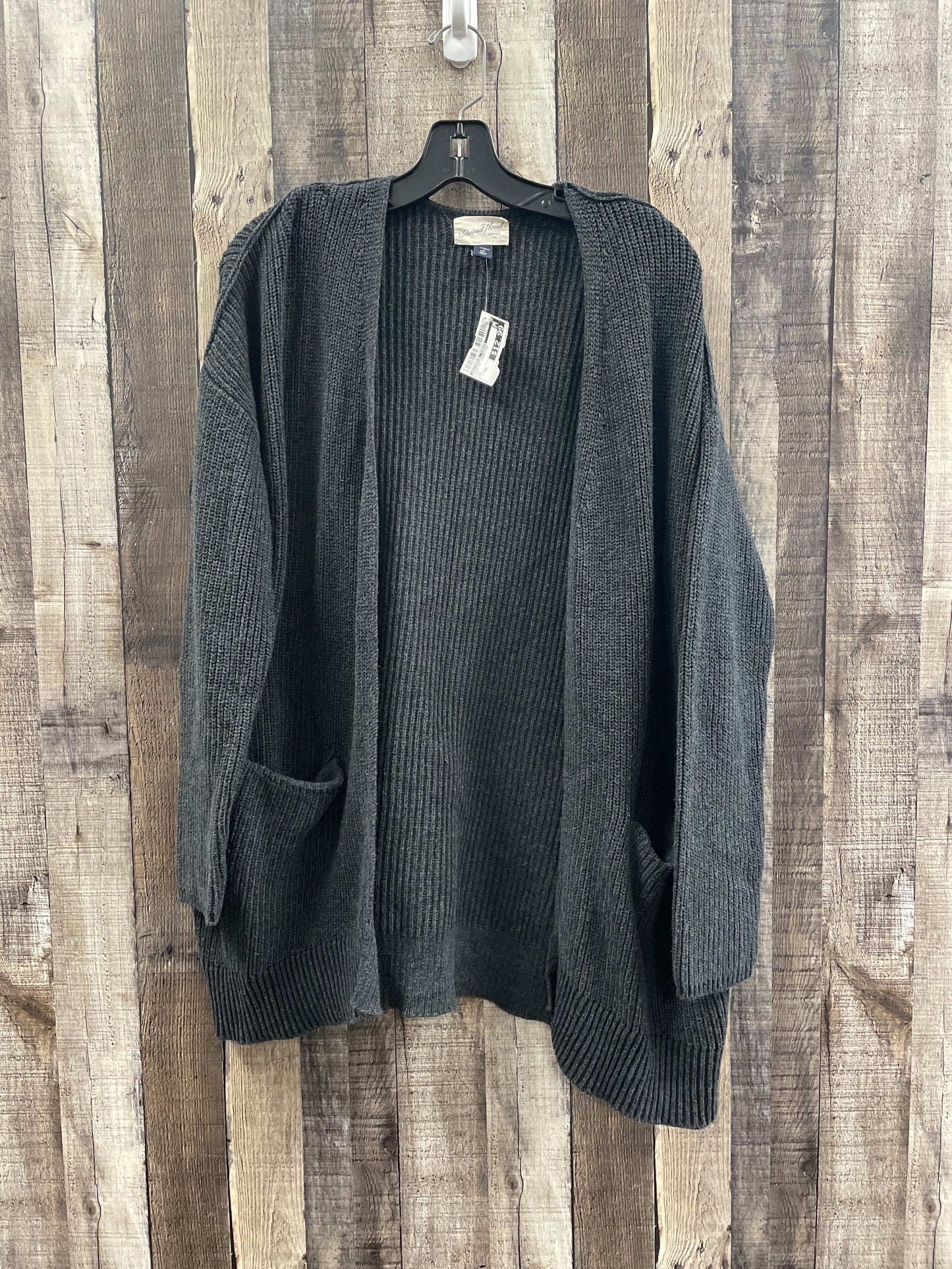 Sweater Cardigan By Universal Thread In Grey, Size: Xxl