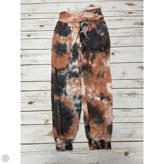 Pants Lounge By Cme In Tie Dye Print, Size: M