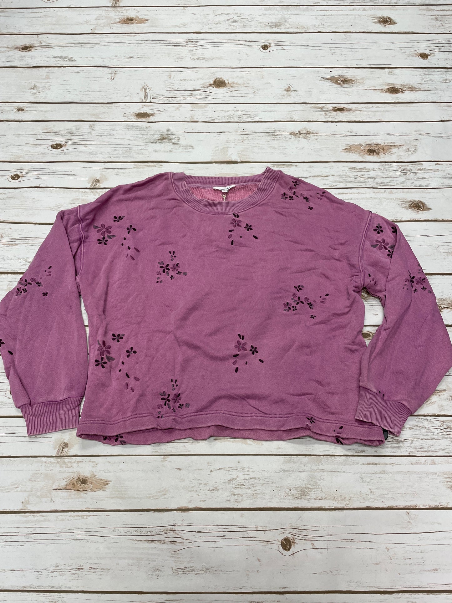 Sweatshirt Crewneck By Cme In Pink, Size: M