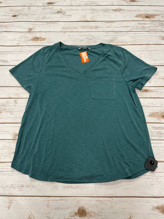 Top Short Sleeve Basic By Green Envelope In Green, Size: L