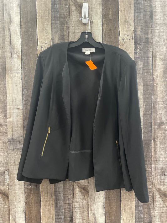 Blazer By Calvin Klein In Black, Size: 20