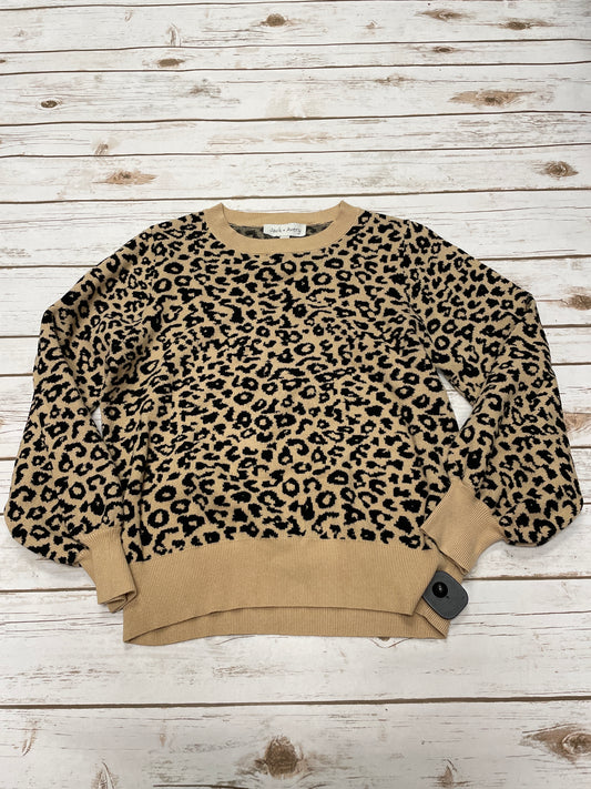 Sweater By Cme In Animal Print, Size: L