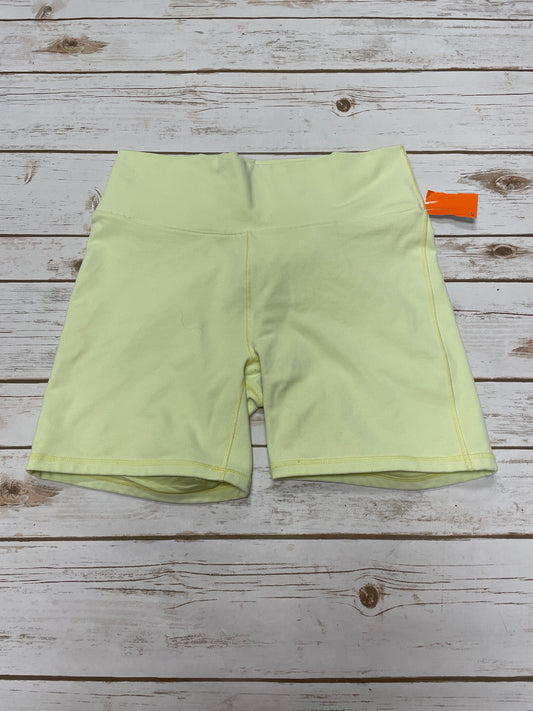 Athletic Shorts By Fabletics In Yellow, Size: L