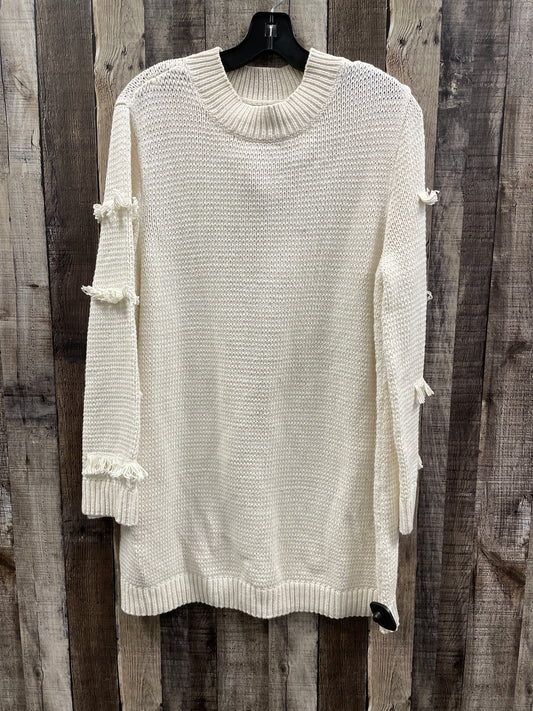 Sweater By Loft In Cream, Size: Xl