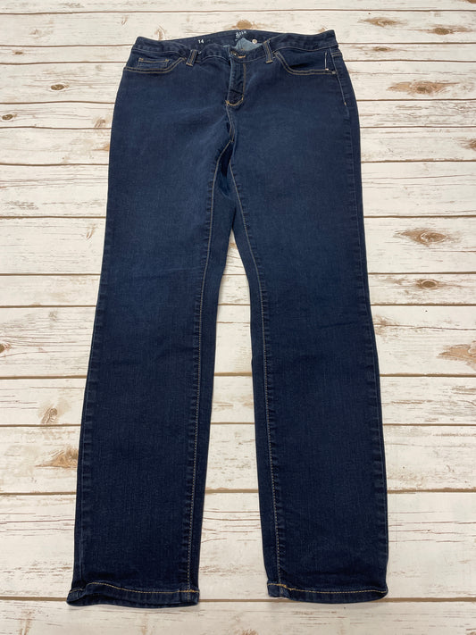 Jeans Skinny By Ana In Blue Denim, Size: 14