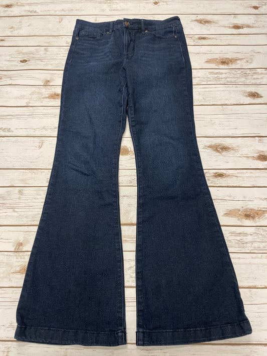 Jeans Flared By Sofia By Sofia Vergara In Blue Denim, Size: 8