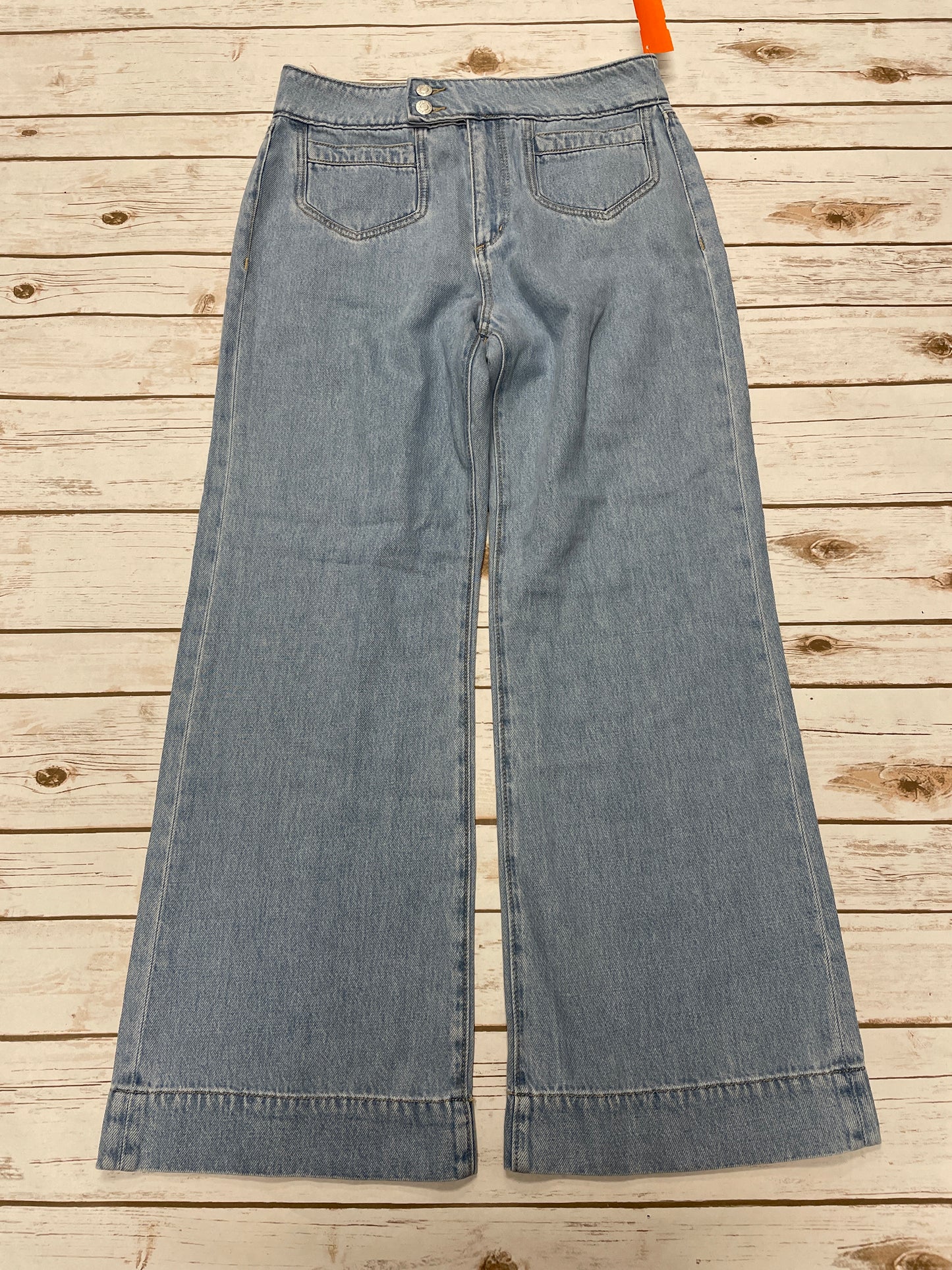 Jeans Wide Leg By Loft In Blue Denim, Size: 6