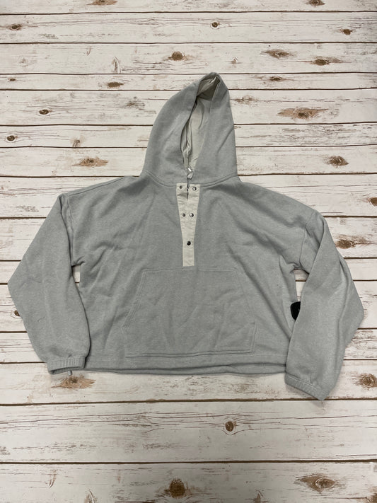 Athletic Top Long Sleeve Hoodie By Fabletics In Grey, Size: Xs