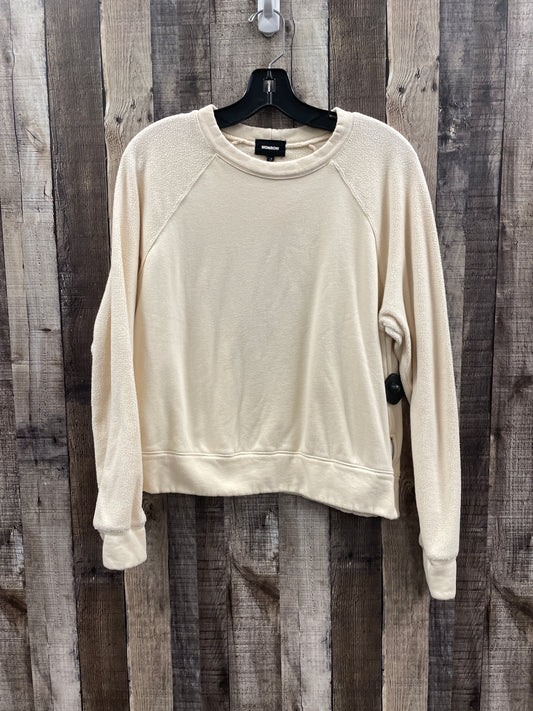 Sweatshirt Crewneck By Cme In Cream, Size: S
