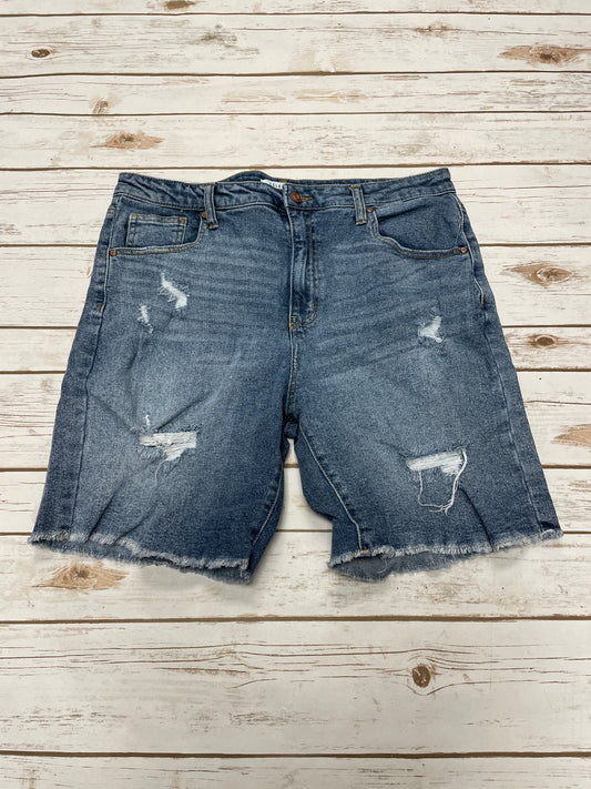 Shorts By Celebrity Pink In Blue Denim, Size: 14