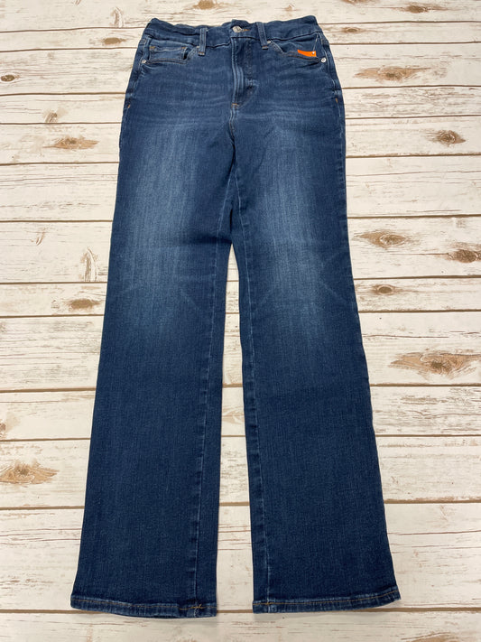 Jeans Straight By Express In Blue Denim, Size: M