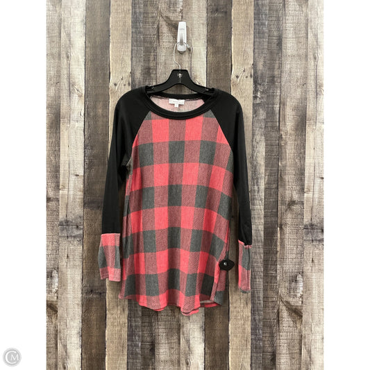 Top Long Sleeve By Cme In Multi-colored, Size: M