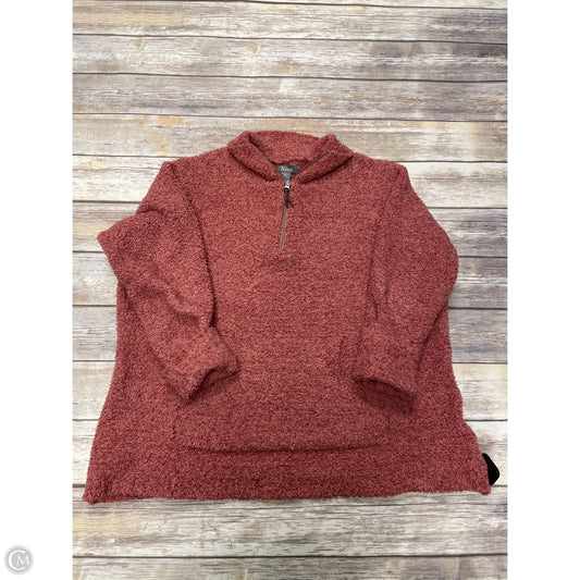 Jacket Fleece By Natural Reflections In Mauve, Size: Xl