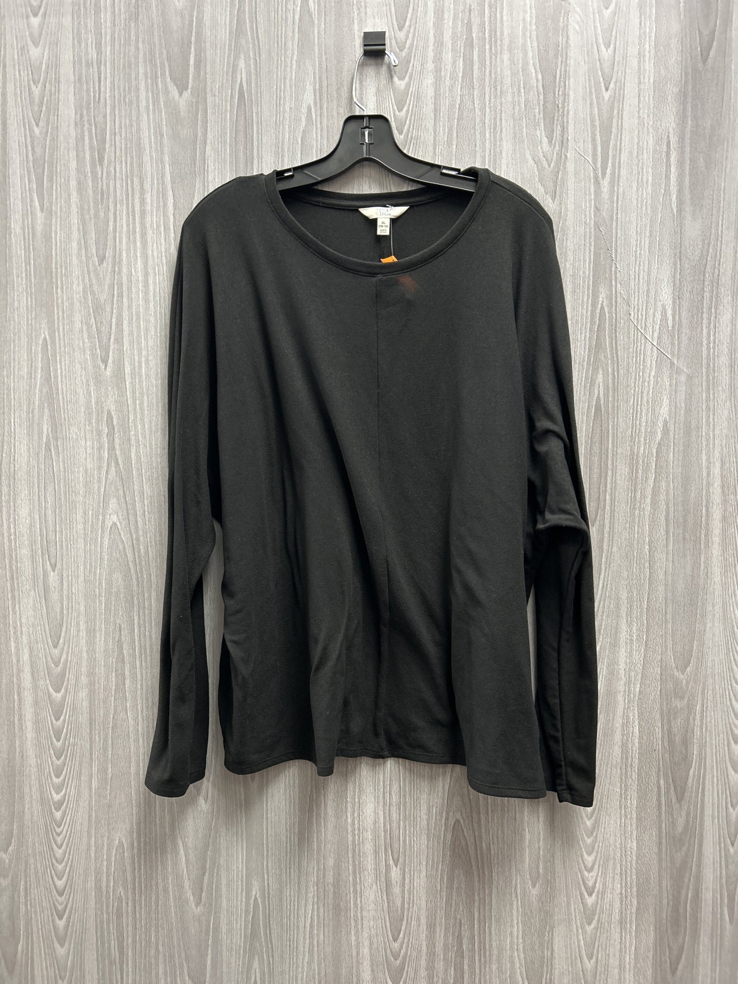 Top Long Sleeve Basic By Time And Tru  Size: Xl
