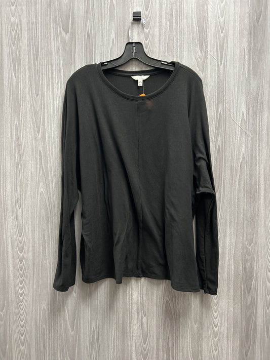 Top Long Sleeve Basic By Time And Tru  Size: Xl