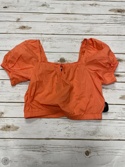 Top Short Sleeve By Unlisted In Orange, Size: Xs