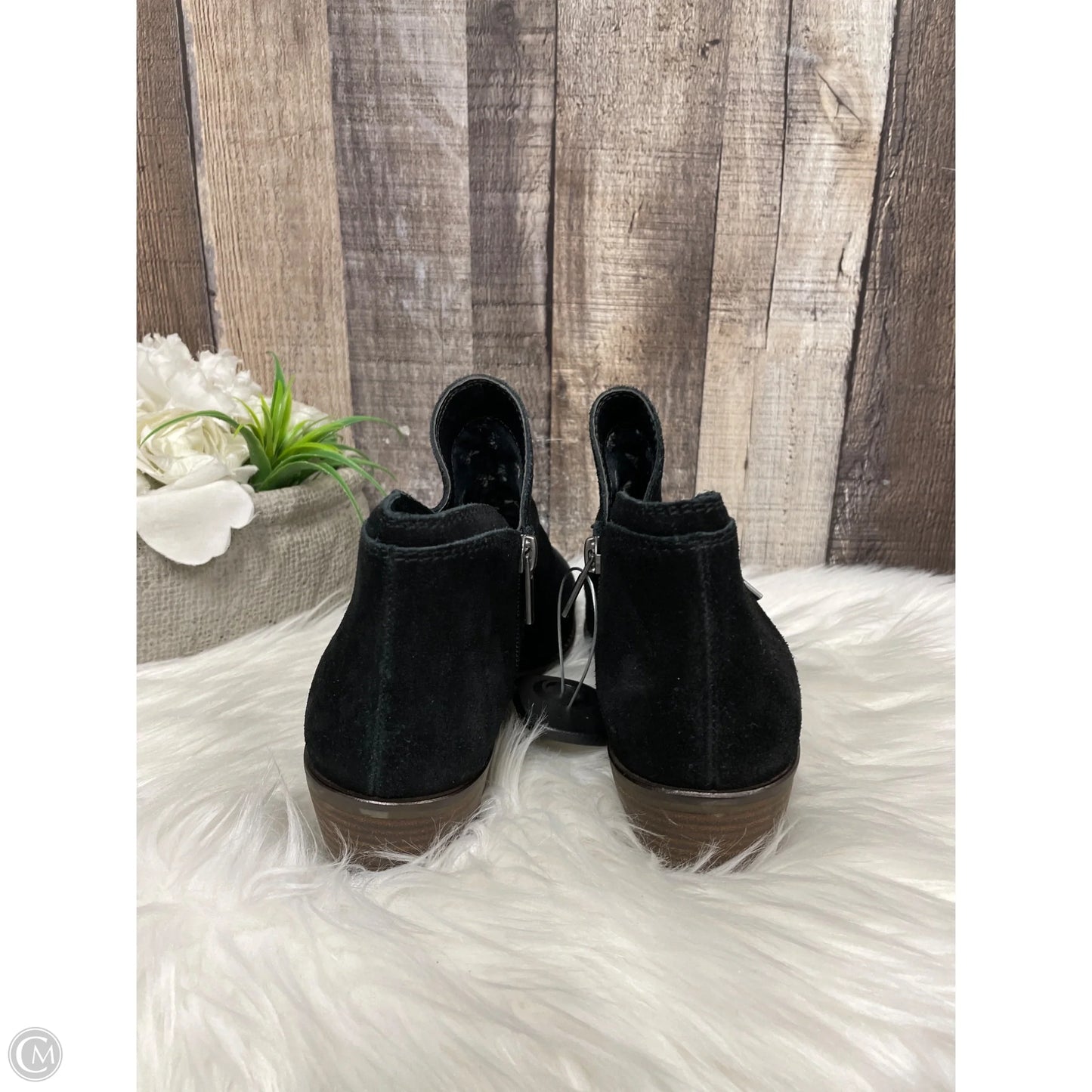 Boots Ankle Heels By Lucky Brand In Black, Size: 9