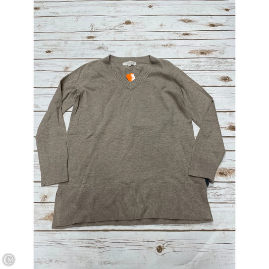 Sweater By Loft In Taupe, Size: M
