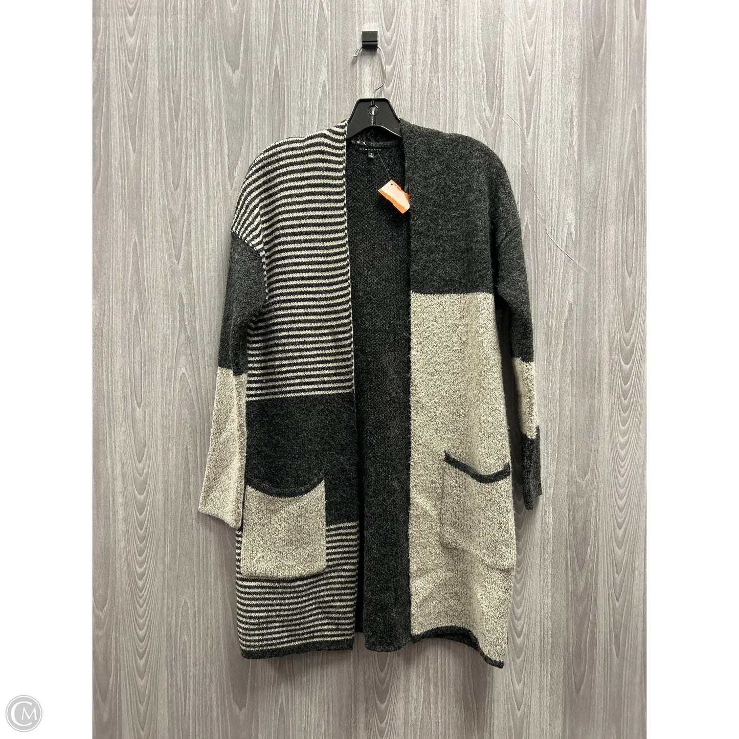 Sweater Cardigan By Staccato In Grey, Size: S