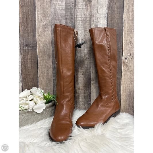 Boots Ankle Flats By Marc Fisher In Brown, Size: 8.5