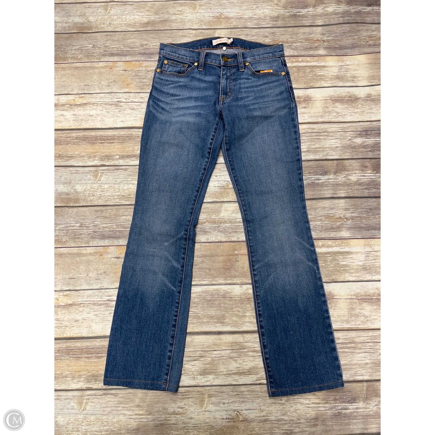 Jeans Designer By Tory Burch In Blue Denim, Size: 2