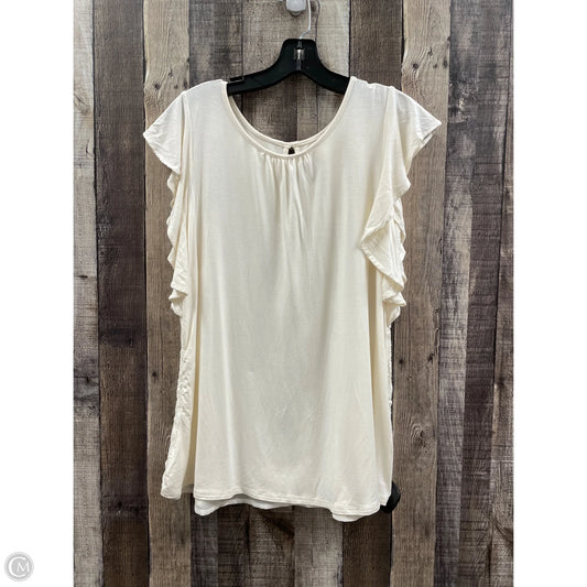 Top Short Sleeve By Matilda Jane In Cream, Size: Xs