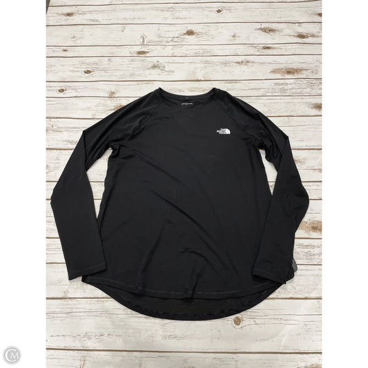 Athletic Top Long Sleeve Crewneck By The North Face In Black, Size: L