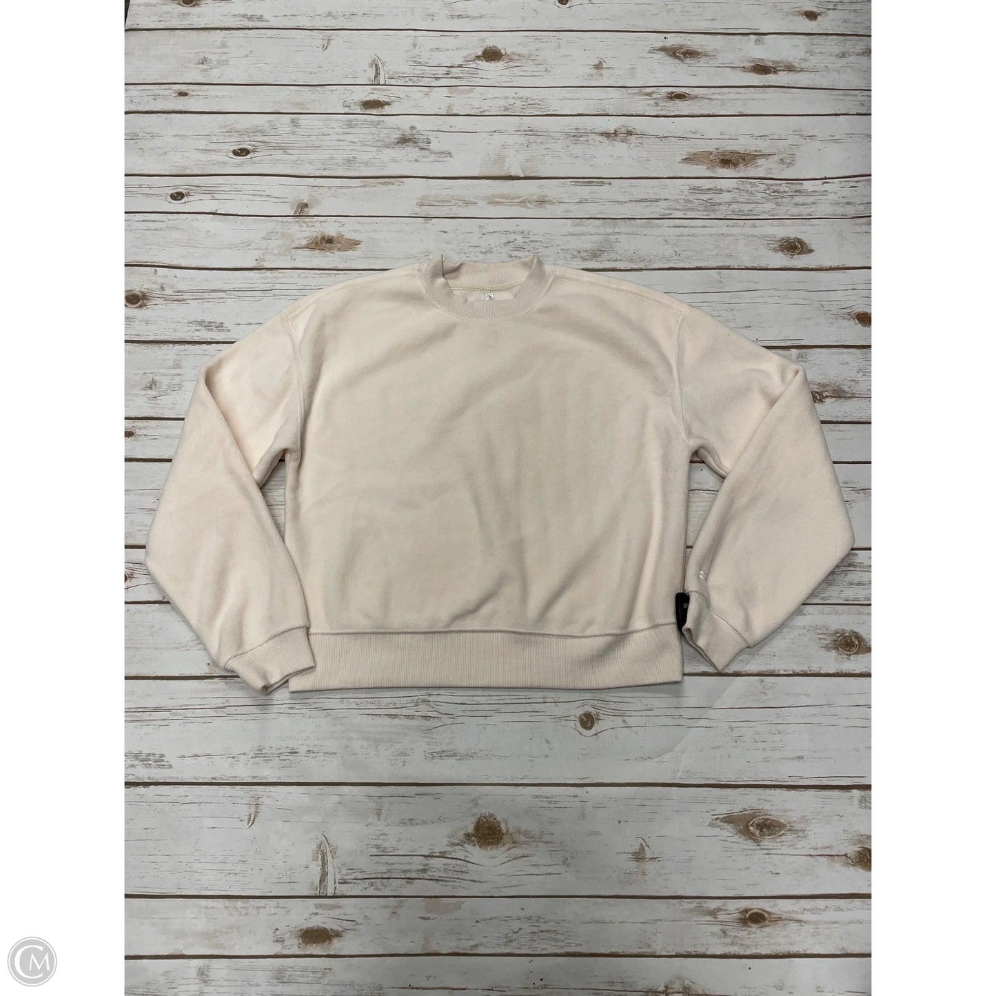 Athletic Fleece By Fabletics In Cream, Size: M