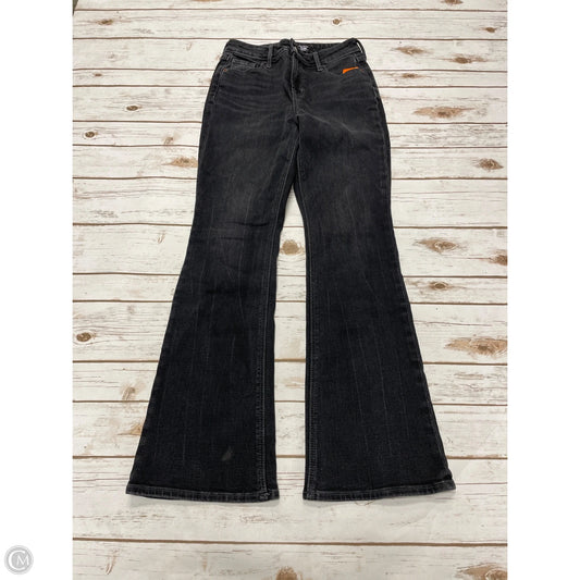 Jeans Flared By Old Navy In Black Denim, Size: 0