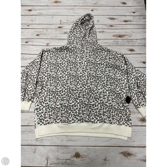 Sweatshirt Hoodie By American Eagle In Animal Print, Size: L