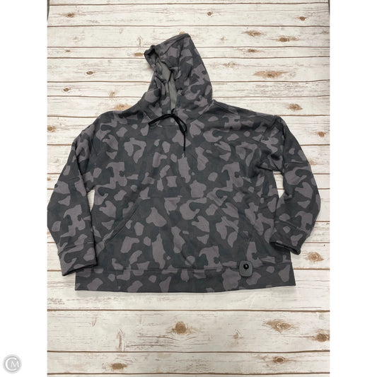 Athletic Sweatshirt Hoodie By Zella In Camouflage Print, Size: Xxl