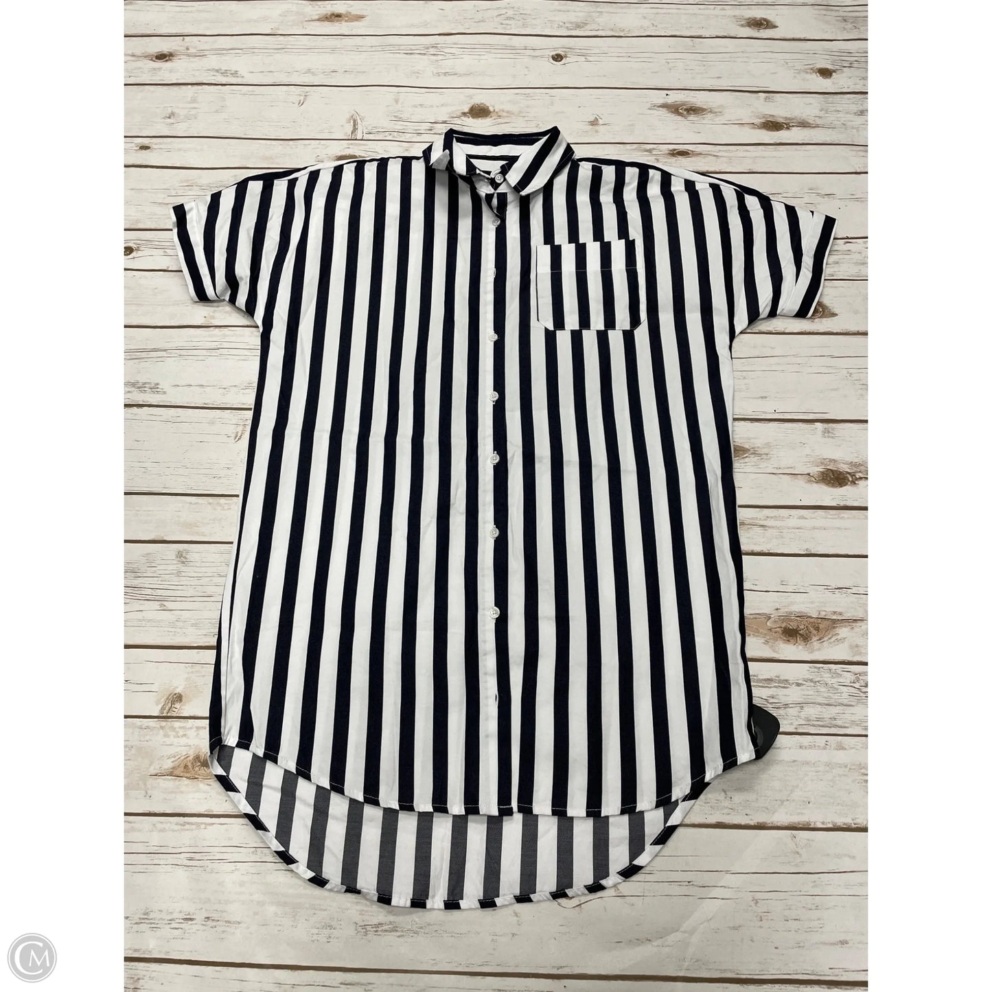 Dress Casual Midi By A New Day In Striped Pattern, Size: S